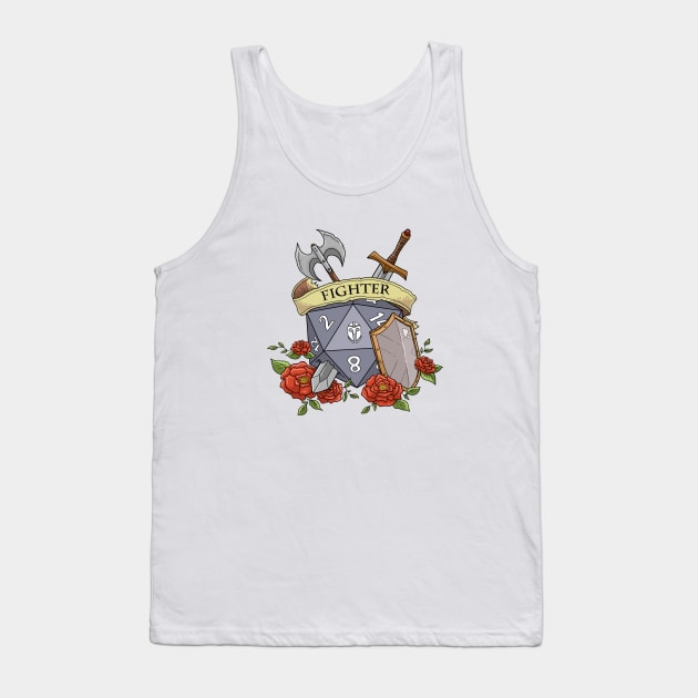 Dice Fighter Tank Top by Danielle_Mahaffey